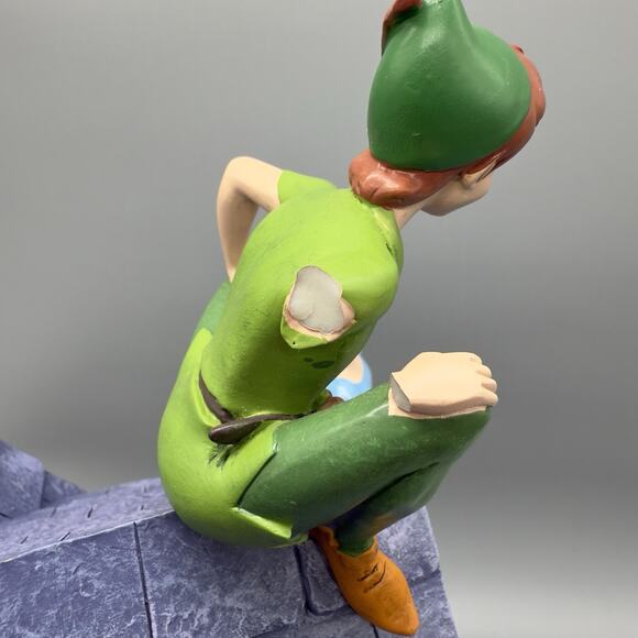 Disney Peter Pan You Can Fly Darling House Snow Globe Music Lights Read - Picture 7 of 8